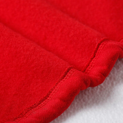 Mode rote Frauen High Neck Baumwolle Kapuzenblusen