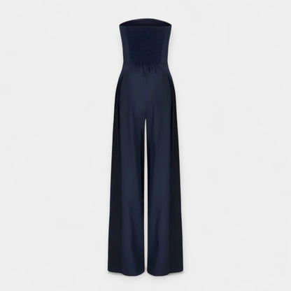 Full-Length Jumpsuit with Strapless Corset