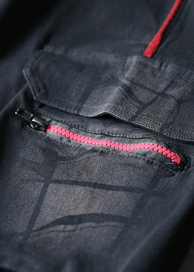 new fall black cotton sport suit women fashion loose hoode clothes - SooLinen