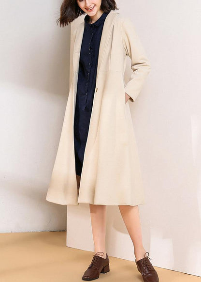 Fine spring coats women blouses nude Plus Size Clothing coat - SooLinen