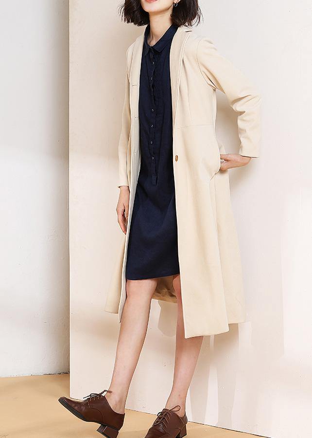 Fine spring coats women blouses nude Plus Size Clothing coat - SooLinen