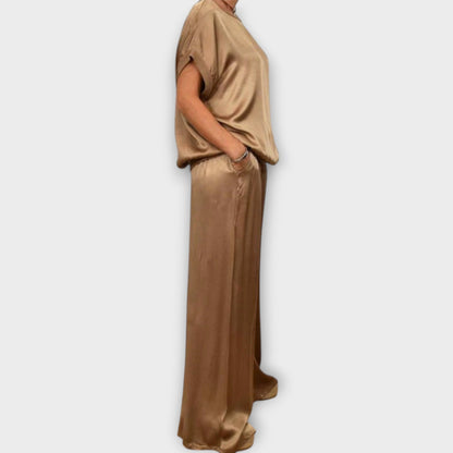 Luxe Satin Two-Piece Set