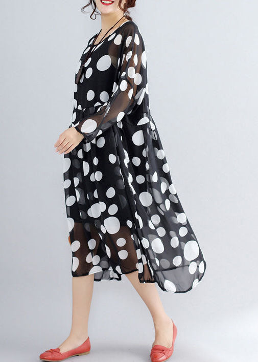 Stilvolle foto farbe drucke reine chiffon kleid plus größe boutique zwei stücke langarm kleidung kleid