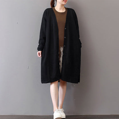 fine black coats plus size prints maxi coat boutique v neck long cardigans