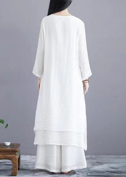 Französisch o neck taschen baumwolle Tuniken Runway rosa A Linie Kleider sommer