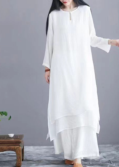 Französisch o neck taschen baumwolle Tuniken Runway rosa A Linie Kleider sommer