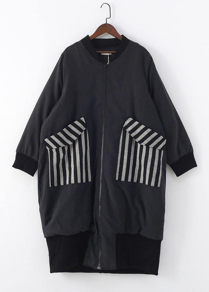 winter new original design jacket loose thick padded coat - SooLinen