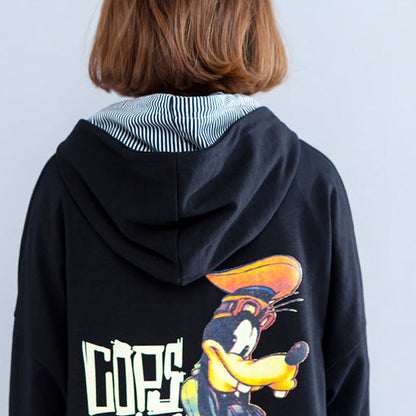 Winterdrucke Baumwoll-Sport-Cardigans Übergröße Casual Side Open Coat