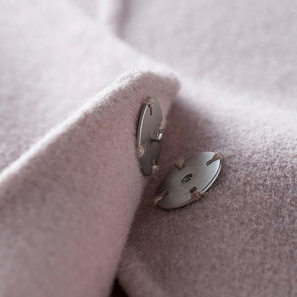 Damen Wolloberbekleidung trendige Übergrößenjacken mit großen Taschen Langarmjacken