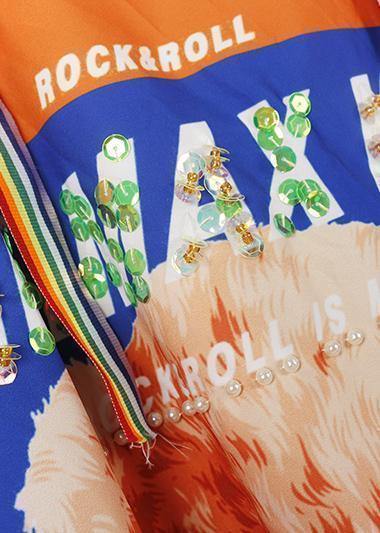 women jumpsuit cartoon print loose ming harem strap pants - SooLinen