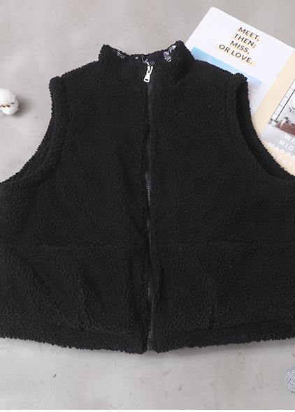 women oversized down jacket winter coats black sleeveless for women coat - SooLinen